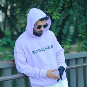 Oversized Lavender Hoodie